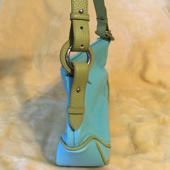 Coldwater Creek blue and green purse - Picture 4 of 9